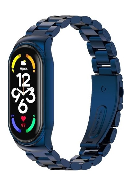 Xiaomi Mi Band 7/7 Nfc Için Cs Paslanmaz Ste Watch Band (Yurt Dışından)