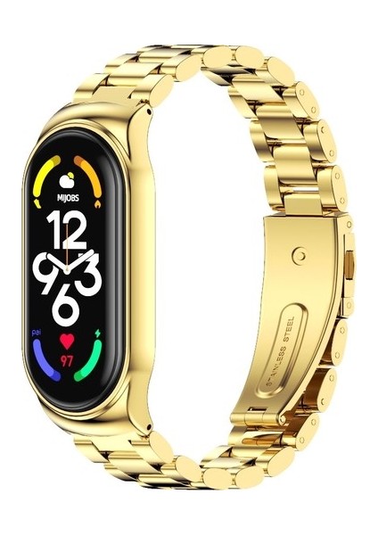Xiaomi Mi Band 7/7 Nfc Için Cs Paslanmaz Ste Watch Band (Yurt Dışından)