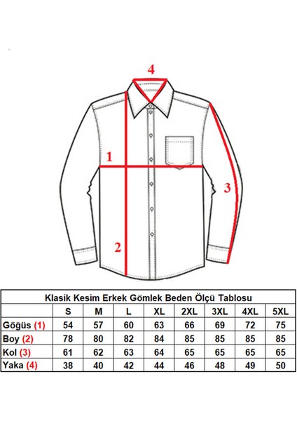 Beyaz Rahat Kesim Cepli Uzun Kol Regular Fit Erkek Gömlek  - 150-1