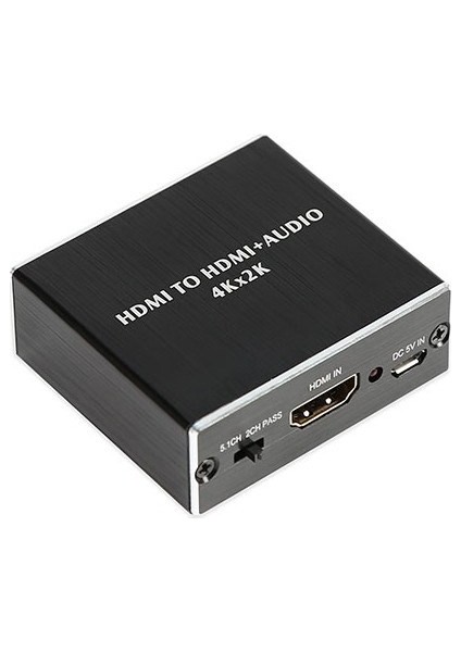 Hdmı to Hdmı Audio Optik 3D 4K Ve 2K Metal Hdmı Ses Ayırıcı