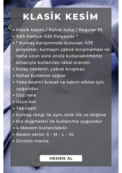 Indigo Rahat Kesim Cepli Uzun Kol Regular Fit Erkek Gömlek - 150-15