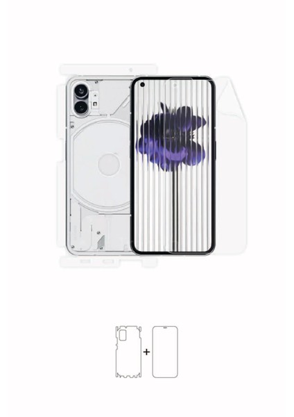 Nothing Phone 1 360 Derece Full Body Kaplama Ön Arka ve Yanlar Dahil Koruyucu Film