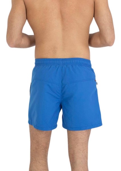 Saks Su Itici Özellikli Düz Renk Basic Erkek Plaj Deniz Şort Mayo - 301-SAKS