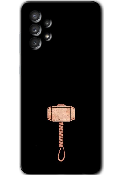 Galaxy A72 Kılıf Hd Desen Baskılı Arka Kapak - Thor Çekiç