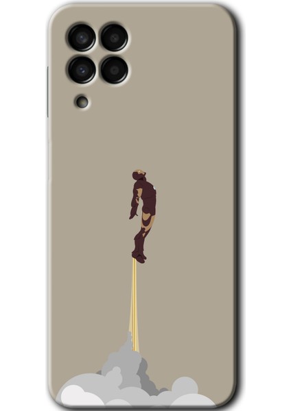 Galaxy M33 Kılıf Hd Desen Baskılı Arka Kapak - Ironman-Airport