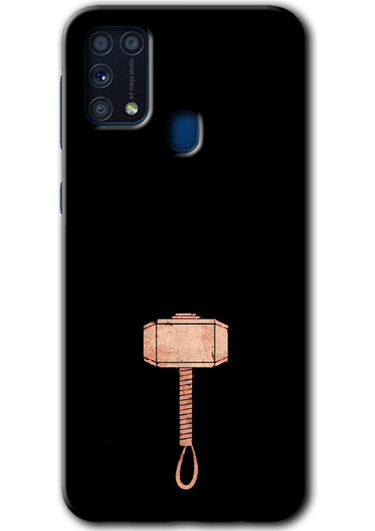 Galaxy M31 Kılıf Hd Desen Baskılı Arka Kapak - Thor Çekiç