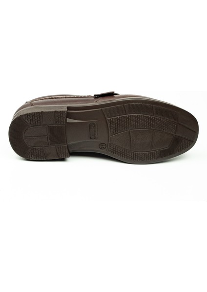 108867 Kahverengi Deri Erkek Günlük Ayakkabı indirimleri