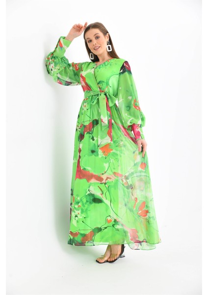 Kadın Şifon Elbise Benetton 30405