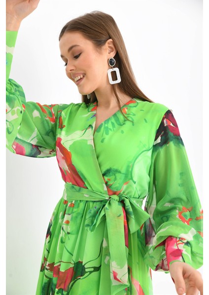 Kadın Şifon Elbise Benetton 30405