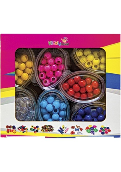 Renkli Boncuk Küçük - 2 Kutu