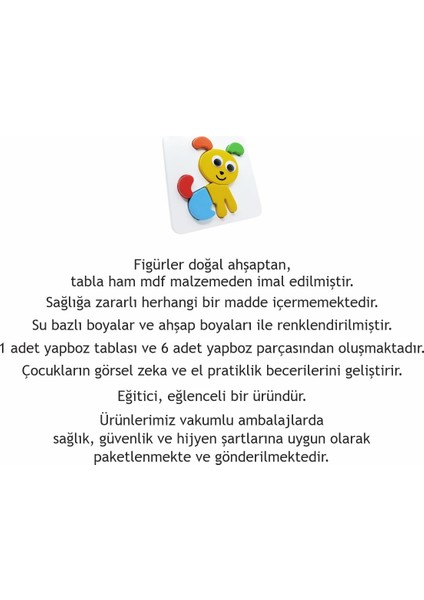 Renkli Doğal Ahşap Bultak - Köpek Figürlü fırsatları