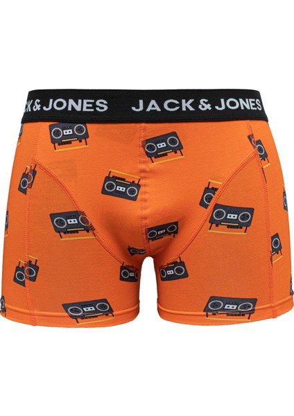 Jack & Jones Erkek 3'lü Karisik Boxer Paketi - Tom