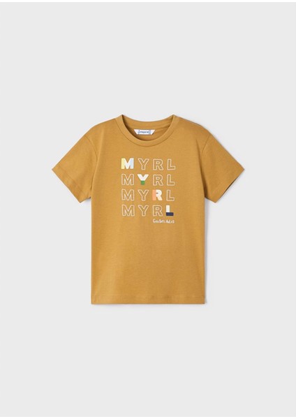 Erkek Çocuk Tshirt - Mayoral - Kahverengi - 3 Yaş - 00170-KAHVERENGİ-3 Yaş