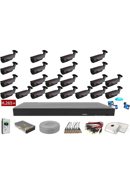 22'li 5mp Sony Lens Ahd Güvenlik Kamerası
