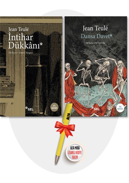 İntiharDükkanı - Dansa Davet - 2 Kitap - Jean Teule + Kalem