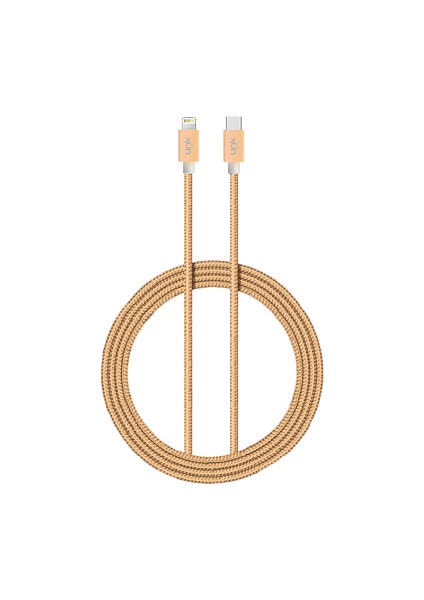 Apple Safe Usb-C/lightning 1000 mm Hasır Örgülü Dayanıklı Hızlı Şarj Kablosu MIDI599K