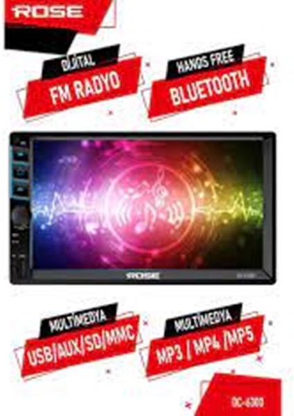 DC-6300 Mp3 mpeg4 player Oto Teyp