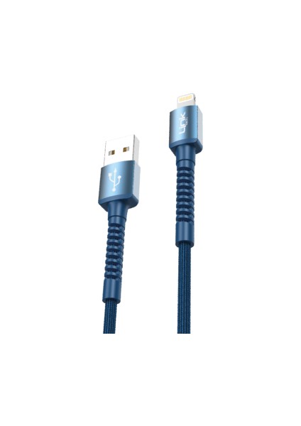 Apple Uyumlu Safe Flexible 3A Lightning Şarj Kablosu MIDI550K
