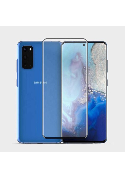 Samsung Galaxy S20 ile Uyumlu Şeffaf Esnek Kavisli Ekranı Tam Kaplayan Pet Ekran Koruyucu