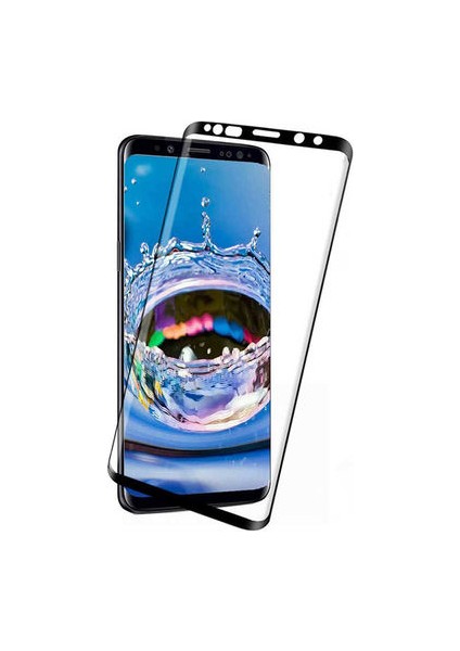 Samsung Galaxy S8 Plus ile Uyumlu Şeffaf Esnek Kavisli Ekranı Tam Kaplayan Pet Ekran Koruyucu