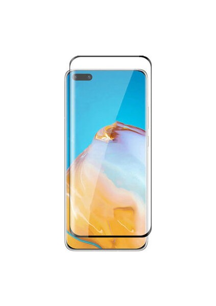 Huawei P40 Pro ile Uyumlu Şeffaf Esnek Kavisli Ekranı Tam Kaplayan Pet Ekran Koruyucu