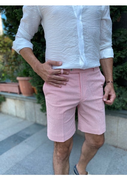 Erkek Casual Bermuda Şort Kırmızı 2198 fiyatları