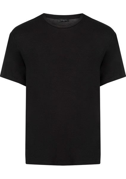 St Regga Modal Basic Omuz Arası Biyeli Tshirt