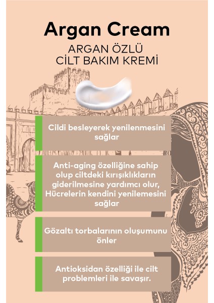 Mc Argan Yağlı Cilt Bakım Kremi 50 ml