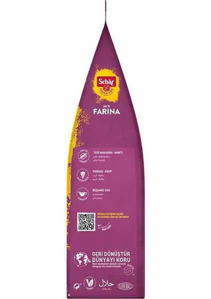 Farina Çok Amaçlı Glutensiz Un Karışımı 1000 gr (5 Adet)