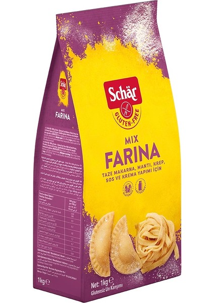 Farina Çok Amaçlı Glutensiz Un Karışımı 1000 gr (5 Adet)