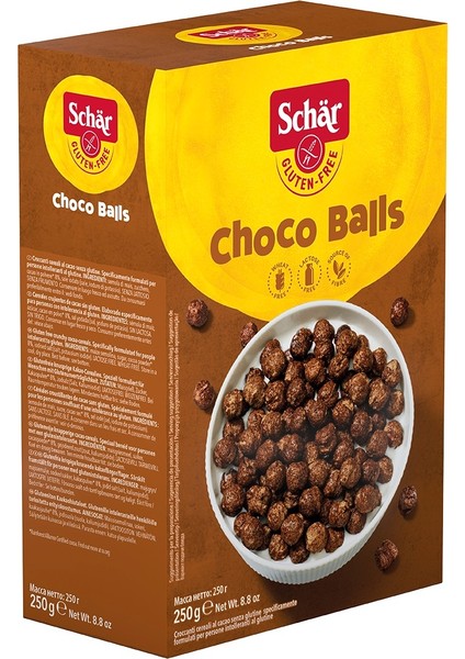 Choco Balls Glutensiz Çikolata Kaplı Mısır Gevreği 250 gr (5 Adet)