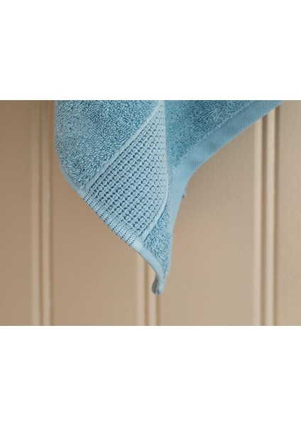 Deluxe Low Twist Pamuklu Yüz Havlusu 50x90 cm Mavi fiyatları