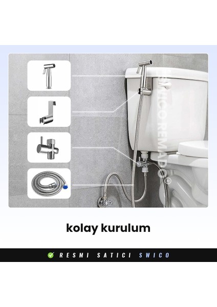 Tuvalet için 304 Paslanmaz Çelik Bide Musluk Püskürtücü (Yurt Dışından) modelleri