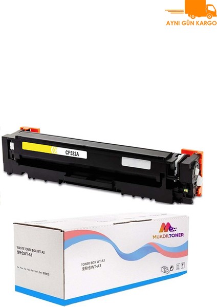 Hp Color Laserjet Pro Mfp M180N 205A-CF532A Sarı Muadil Toner fiyatları