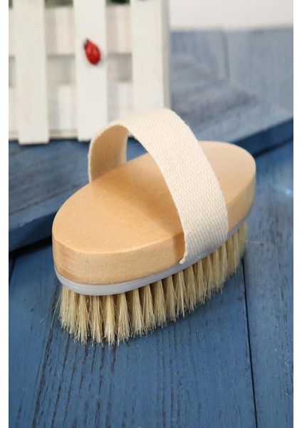 Doğal At Kılı Vücut Fırçası | At Kılı Fırçası Cilt Temizleme indirimleri