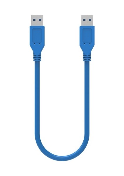 30CM USB 3.0 Type-A(Erkek) To Type-A (Erkek) Uzatma Veri Aktarım Kablosu