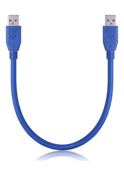 30CM USB 3.0 Type-A(Erkek) To Type-A (Erkek) Uzatma Veri Aktarım Kablosu