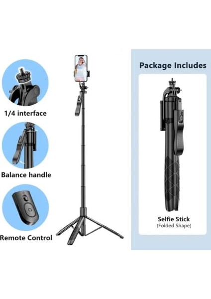 Profesyonel Tripod ve Selfie Çubuğu L16 Bluetooth Uzaktan Kumandalı Cep Telefonu Yüksekliği Ayarlanabilir Masaüstü Portatif Taşınabilir Iç ve Dış Mekan Evde Tatilde Kampda Kullanıma Uygun modelleri