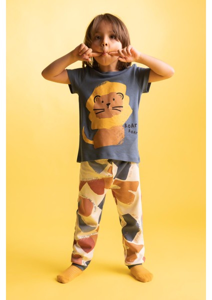 Erkek Bebek Kısa Kollu 2'li Pijama Takımı Z4269A223SM