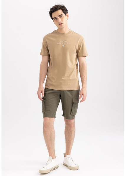 Regular Fit Kargo Cepli Bermuda Şort N8607AZ23SM modelleri