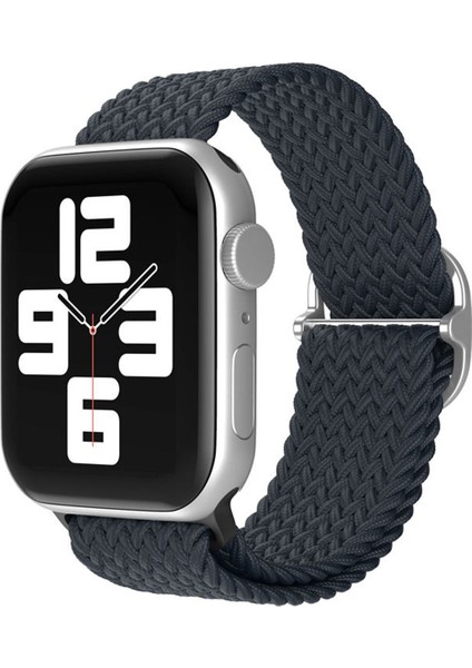 Apple Watch 42MM/44MM/45MM/49MM Ultra Uyumlu Watch 2/3/4/5/6/7/8/se Için Akıllı Saat Kordon Örgü Ipli Tokalı Renk Geçişli Roinbow Kordon Kayış