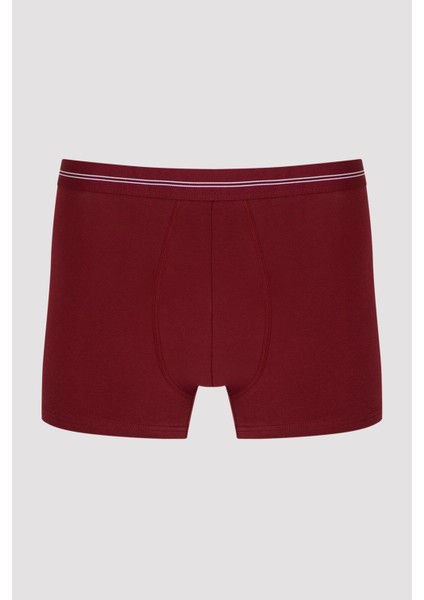 Çizgili Burgundy 3lü Mid Boxer fırsatları