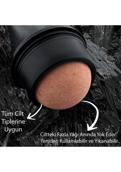 Bambu Tarak Gua Sha ve Volkanik Taş Yağ Emici Roller 2'li Set indirimleri