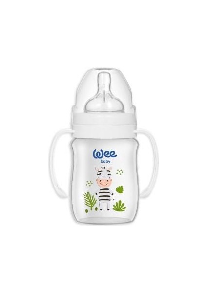 Safari Kulplu Biberon 150 ml Gri Zebra