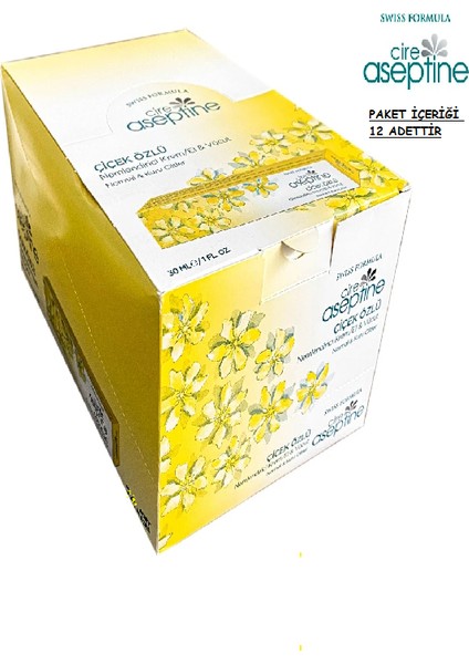 Çiçek Özlü Krem 30 Ml 12 Li Paket