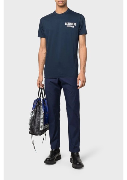 % 100 Pamuk Relaxed Fit Sıfır Yaka Erkek T Shirt S71GD1116S23009478 fiyatları