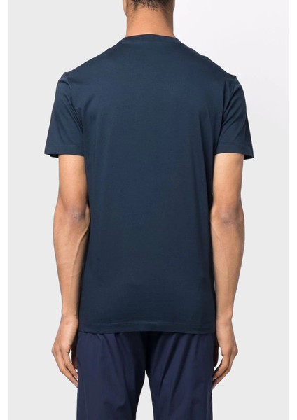 % 100 Pamuk Relaxed Fit Sıfır Yaka Erkek T Shirt S71GD1116S23009478 modelleri