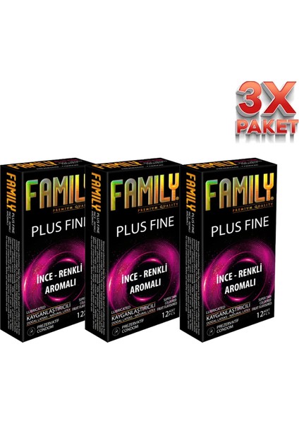 Famıly Plus Prezervatif / Condom