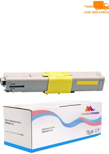 Oki C301- C301DN-44973541 Sarı Muadil Toner