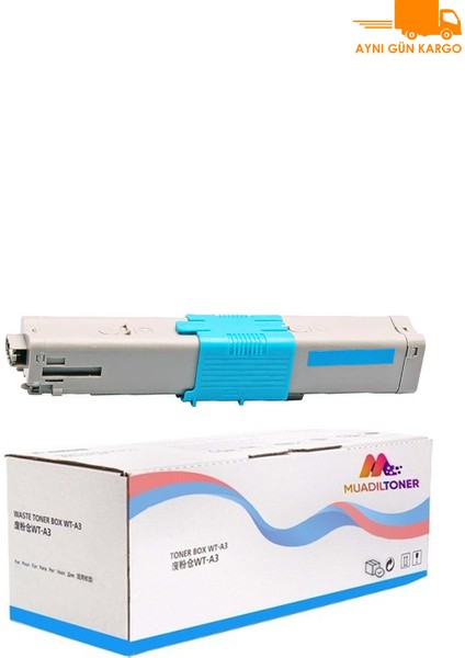 Oki C301- MC342-MC342DN- MC342DNW-44973543 Mavi Muadil Toner